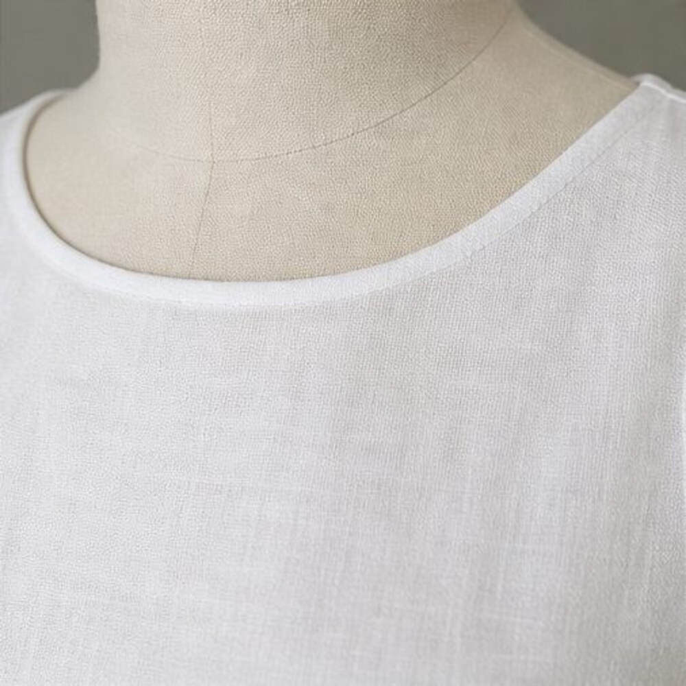 Taupe Ruffle Blouse - Picture 4 of 6